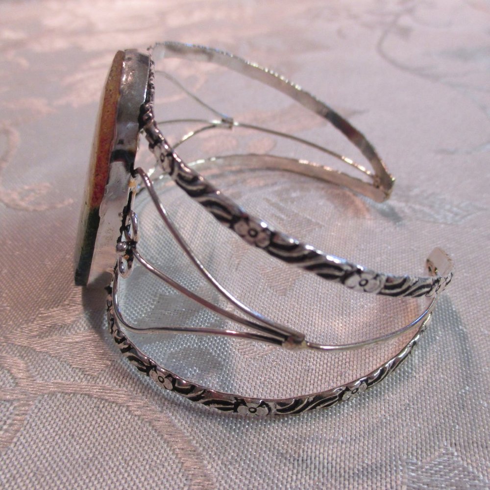 Agate Geode Slice Adjustable Bracelet - image 3